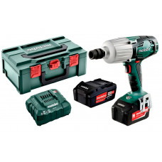 Аккумуляторный ударный гайковерт Metabo SSW 18 LTX 600, 2 акб 18 В Li-Power 5.2 Ah, з/у, кейс