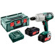 Аккумуляторный ударный гайковерт Metabo SSW 18 LTX 600, 2 акб 18 В Li-Power 5.2 Ah, з/у, кейс