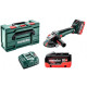 Аккумуляторная угловая шлифмашина Metabo WB 18 LT BL 11-125 Q, 2 акб 8Ah, з/у ASC 145, в MetaBox 165 L