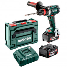 Аккумуляторный шуруповерт Metabo BS 18 LTX Quick, 2 акб 18 В Li-Power 5.2 Ah, з/у, кейс