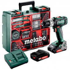 Аккумуляторная ударная дрель Metabo SB 18 L Set, 2 акб 18 В Li-Power 2.0 Ah, з/у, кейс