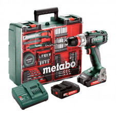 Аккумуляторная дрель-шуруповерт Metabo BS 18 L Quick Set, 2 акб 18 В Li-Power 2.0 Ah, з/у, кейс