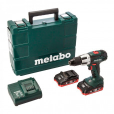 Аккумуляторная дрель-шуруповерт Metabo BS 18 LT, 2 акб 18 В LiHD 3.1 Ah, з/у, кейс