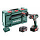 Аккумуляторная дрель-шуруповерт Metabo BS 18 LTX BL Q I, 2 акб 18 В Li-Power 5.2 Ah, з/у, кейс
