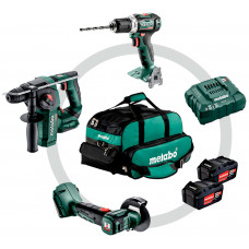 Набор инструментов Metabo Combo Set 3.1.1, 2 акб 18 В Li-Power 4.0 Ah, з/у, кейс