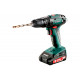 Аккумуляторная ударная дрель Metabo SB 18, 2 акб 18 В Li-Power 2.0 Ah, з/у, кейс