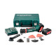Аккумуляторный универсальный резак Metabo MT 18 LTX, 2 акб 18 В Li-Power 5.2 Ah, з/у, кейс