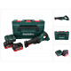 Аккумуляторная сабельная пила Metabo SSE 18 LTX BL, 2 акб 18 В LiHD 8.0 Ah, з/у, кейс