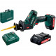 Аккумуляторная сабельная пила Metabo SSE 18 LTX, 2 акб 18 В Li-Power 2.0 Ah, з/у, кейс