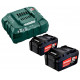 Базовый комплект Metabo 18 В 2х4 Ah