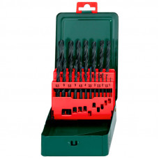 Набор сверл по металлу Metabo HSS-R  SP, 19 шт
